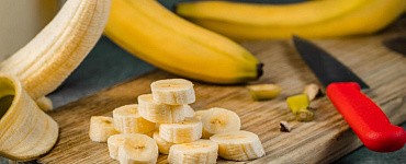 Банановый кекс с карамелью
