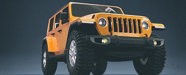 Моделирование Jeep Wrangler
